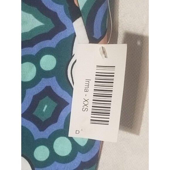 LuLaRoe Irma Disney tunic Minnie mouse green polyester blend size xxs READ new - Picture 4 of 9